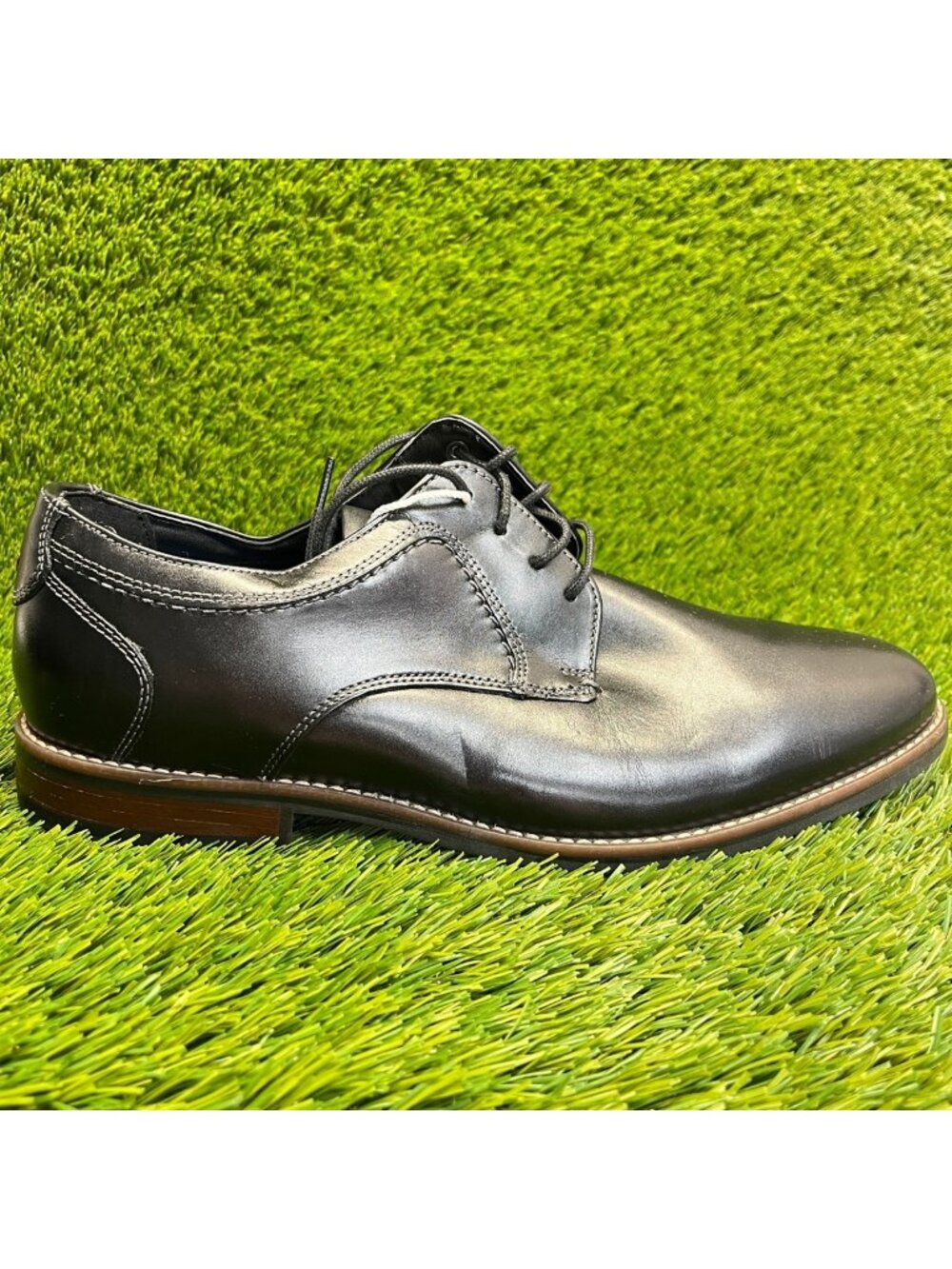 Nunn Bush Westwood Mens Size 11 Black Casual Classic Leather Oxford Dress Shoes